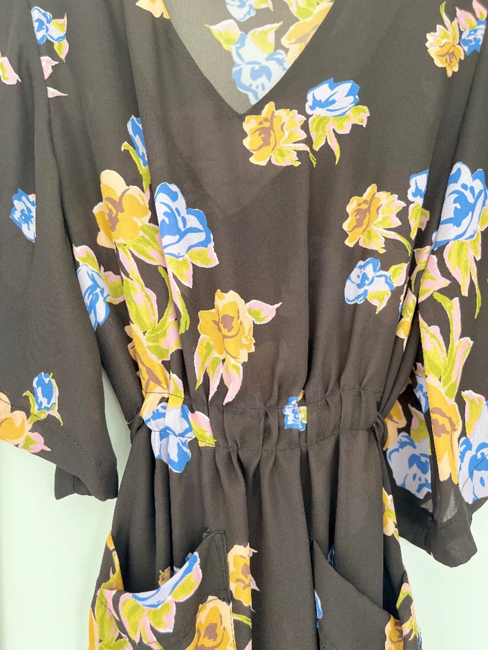 No.6 Floral Midi Dress in Fall Colors